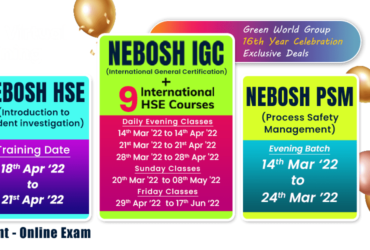 Green World’s NEBOSH HSE Introduction to Incident Investigation Course