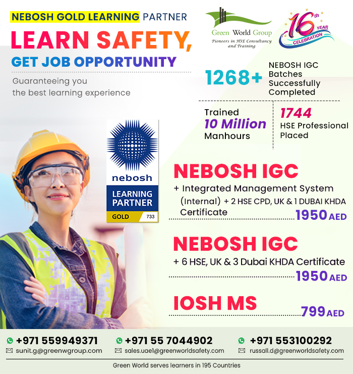 Learn Safety Courses from GWG’s Super-Duper Offer, Get Job Opportunities