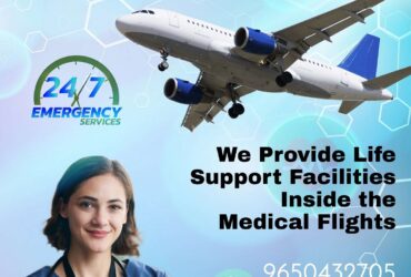 Receive Notable Life-Care Air Ambulance Service in Delhi by Medivic