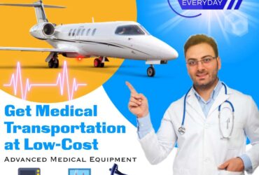 Medivic Air Ambulance Service in Gorakhpur for Quickly Medium Transport