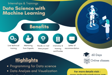 Data Science With Machine Learning Intern | Techvolt Software | Coimbatore