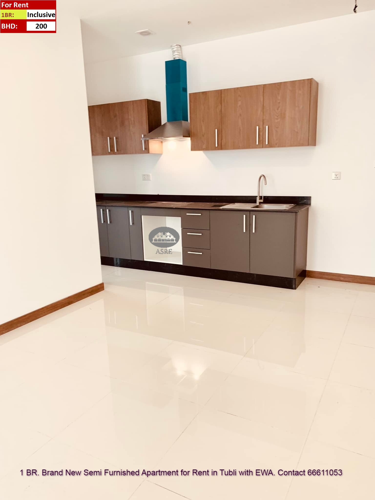 1 BR. New Semi Furnished Apartment for Rent in Tubli with EWA.