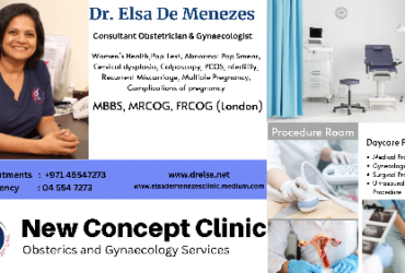Best Gynaecologist in Dubai, UAE – Dr Elsa Menezes New Concept Clinic