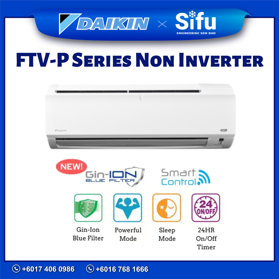 Daikin FTV-P Series Wall Mounted Air Conditioner Non Inverter R32